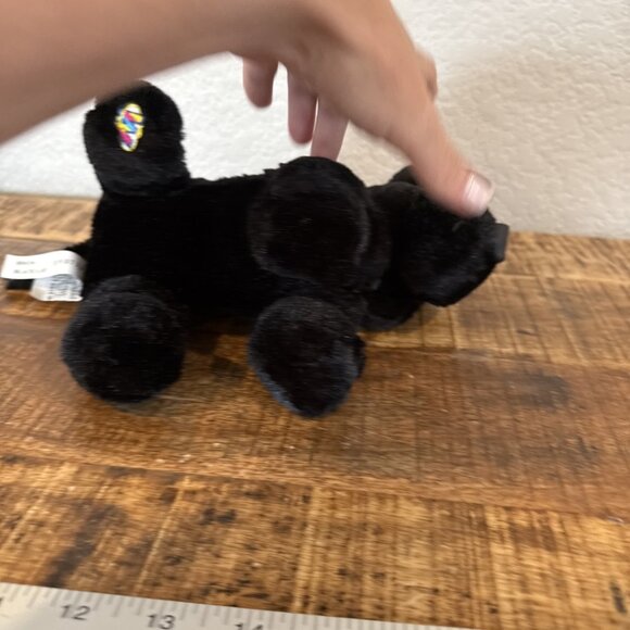 Ganz Webkinz Lil Kinz HM136 Black Lab Plush Stuffed Animal Toy Dog Puppy Retired - Picture 7 of 9